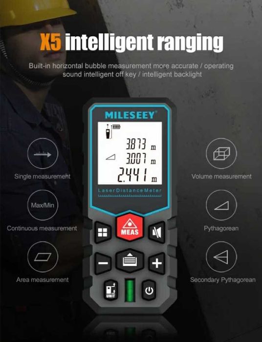 Medidor de distância a Laser Para todo o tipo de Superfícies NOVOS