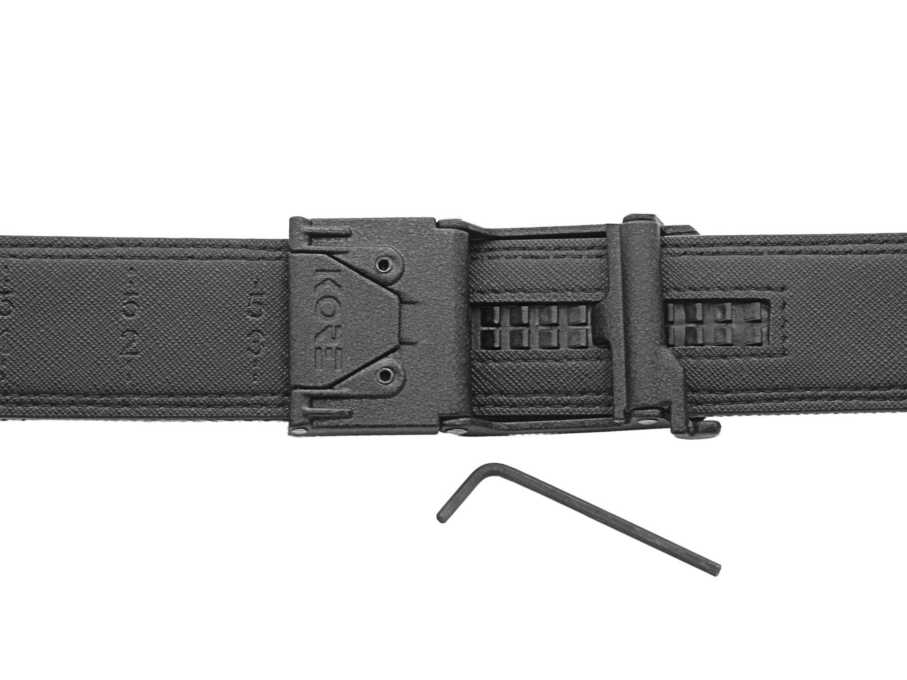 Pasek do spodni KORE Essentials X6 z tworzywa szary z klamrą stalową