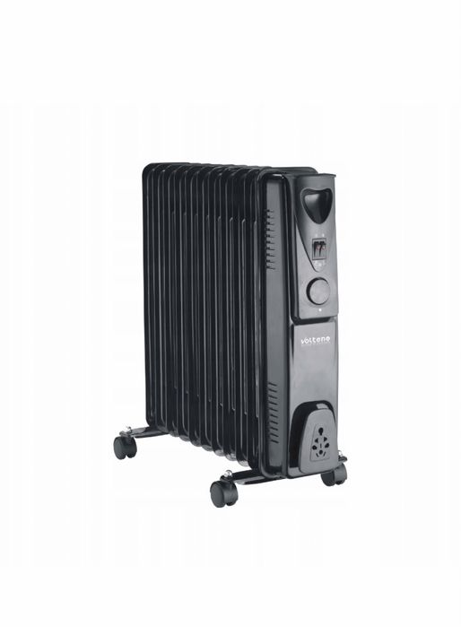 Grzejnik olejowy 11 żeberek 2500 W czarny