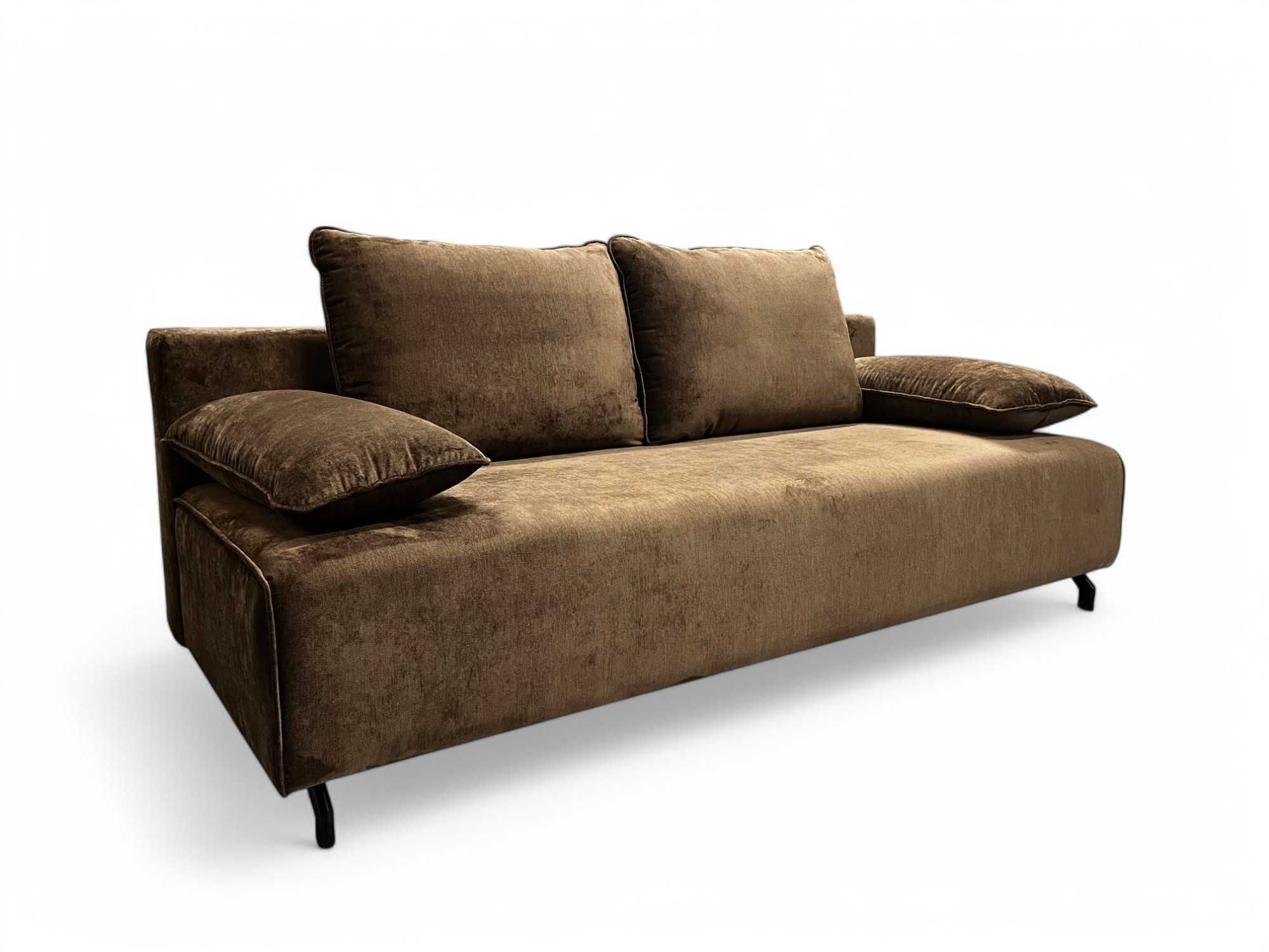 Kanapa Conti sofa z funkcją spania i pojemnikiem bez boków