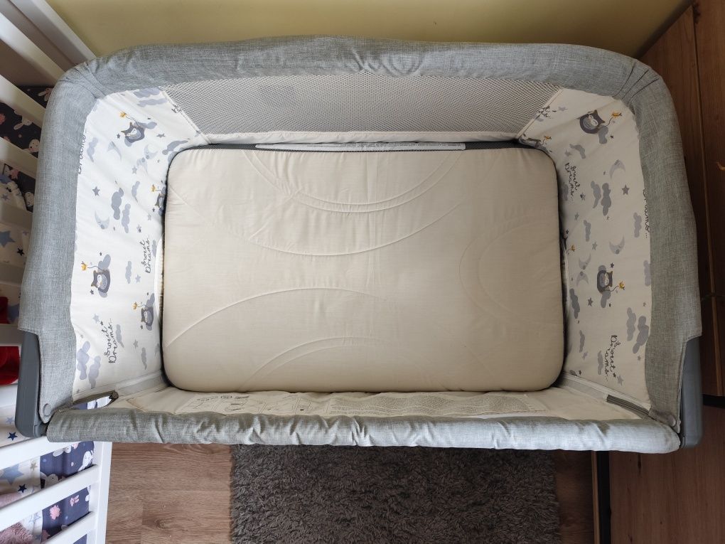 Skidou Natt 3w1 materac, pasy, kółka w oryginalnym kartonie