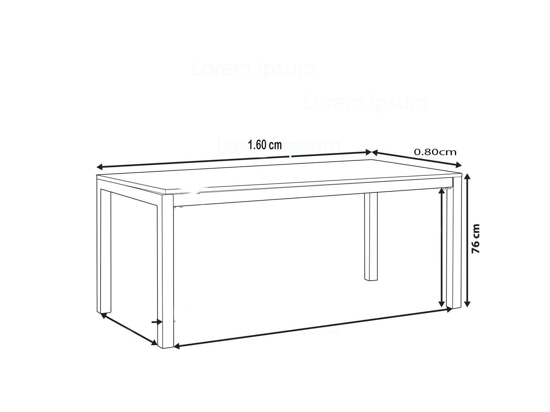 Mesa metalica com vidro