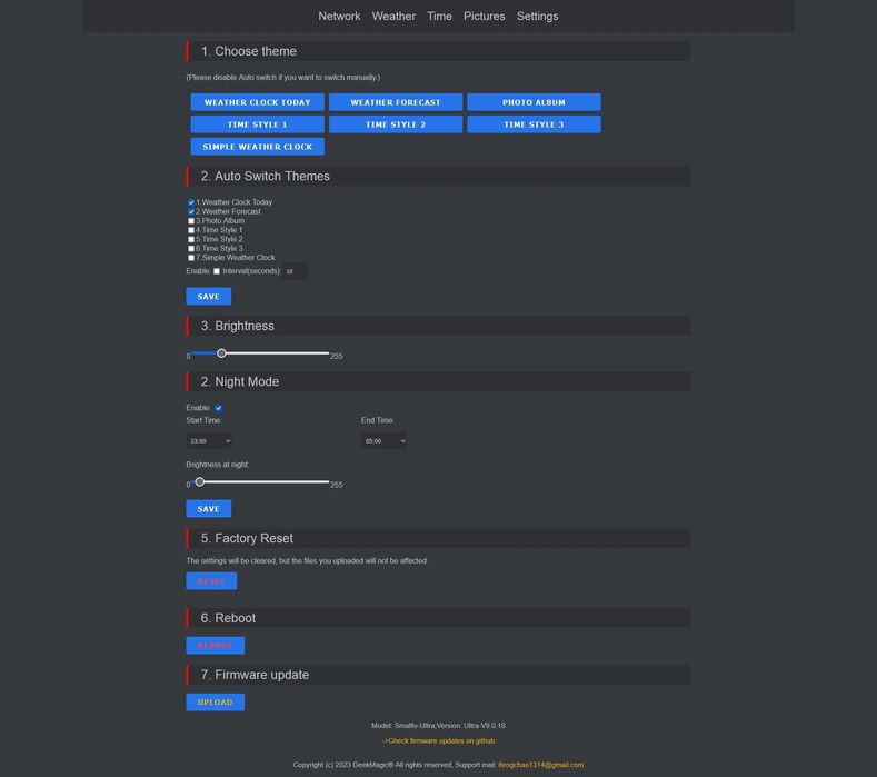 Mini stacja pogodowa WiFi