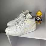 Nike Air Jordan 1 Mid розмір 40 як НОВІ!!! Оригінальні білі кросівки