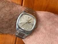 Relogio vintage Omega Megaquartz Jumbo