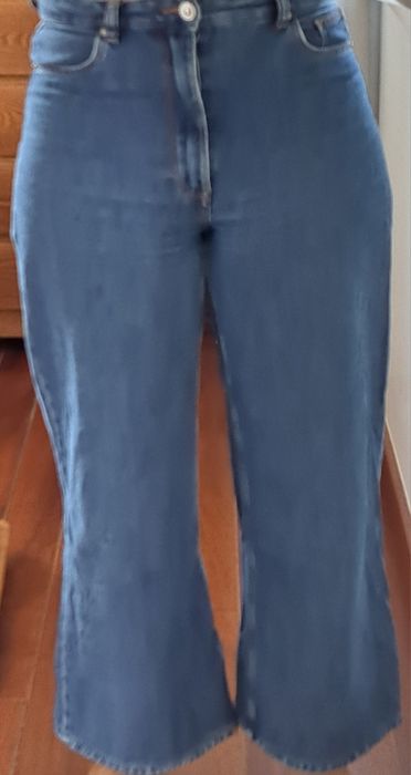 Calças ganga Berska - Wide Leg -  Tam 38