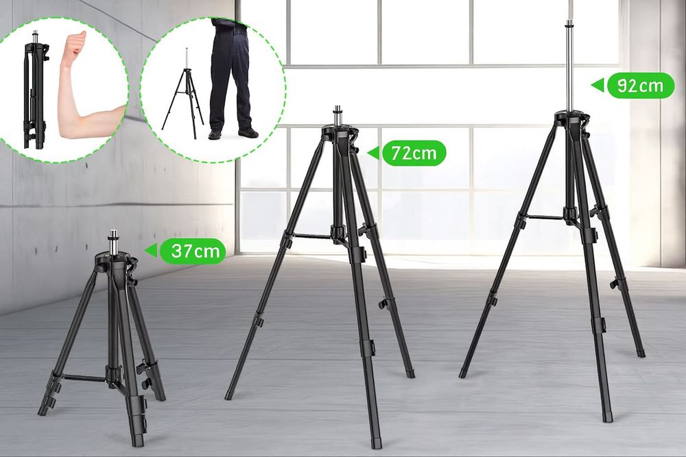 Poziomica Laserowa HILDA model 2026 16 LINII walizka STATYW 2x akt