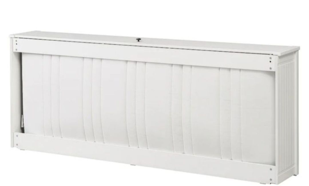Łóżko leżanka Ikea Hemnes rozsuwane plus pojemnik na pościel i materac