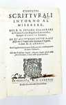 Concetti Scrituralli in torno all miserere. Livro quinhentista 1583