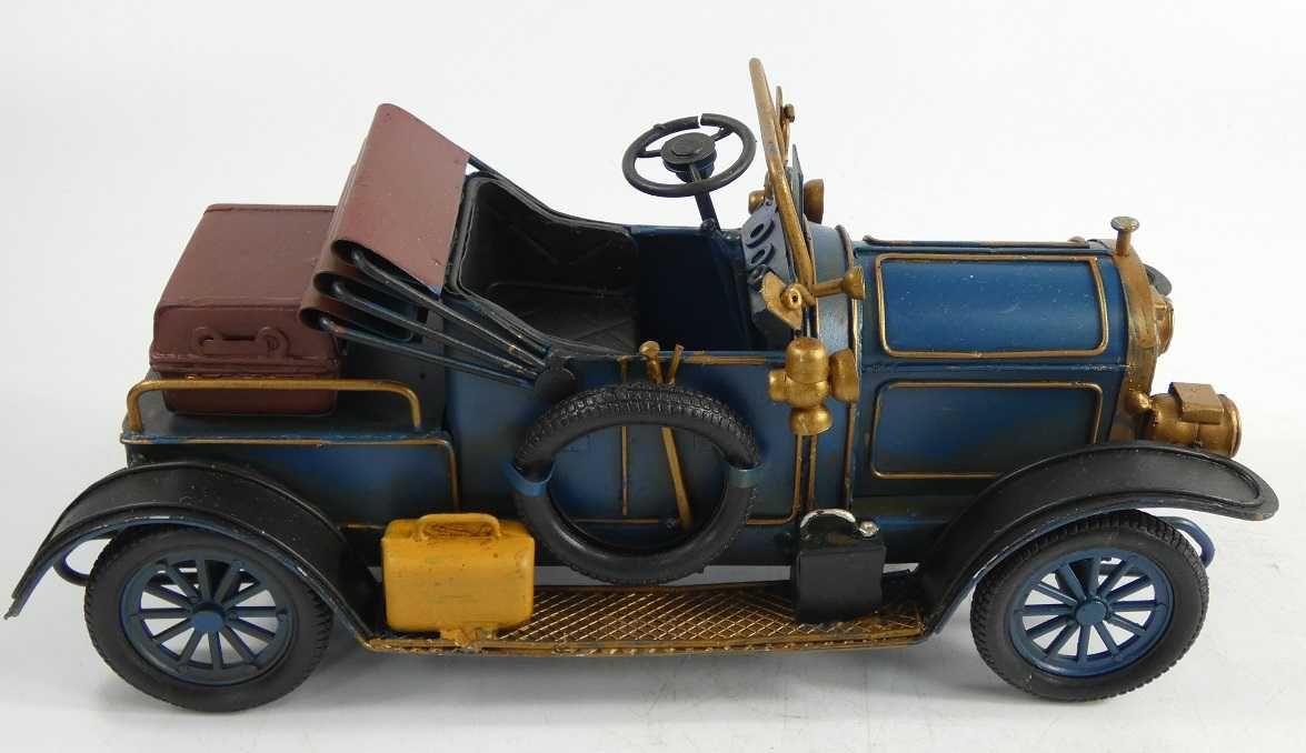 Metalowy zabytkowy model auto RETRO pojazd 26,5 cm metal