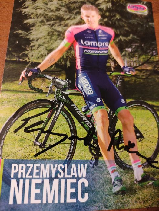 Autograf, podpis - Przemysław Niemiec Sport Kolarz Rower Kolekcja PL