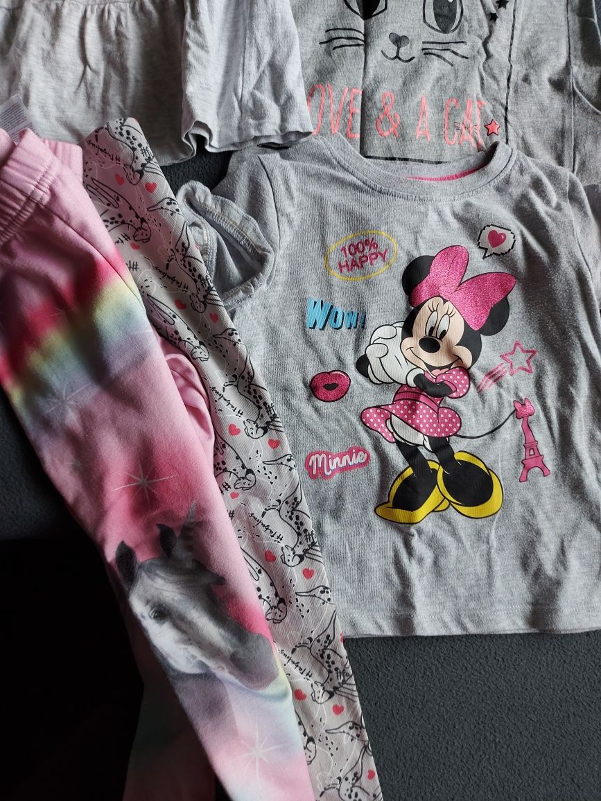 Ubranka dla dziewczynki roz. 92/98, bluzki, spodnie, koszulka