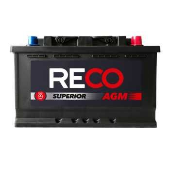 Akumulator AGM 70Ah/760A RECO 12V Start/Stop