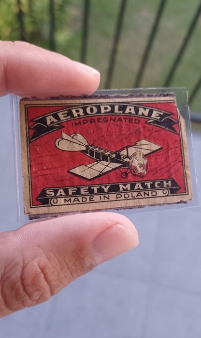 Etykieta zapałek z okresu 1919 - 1932