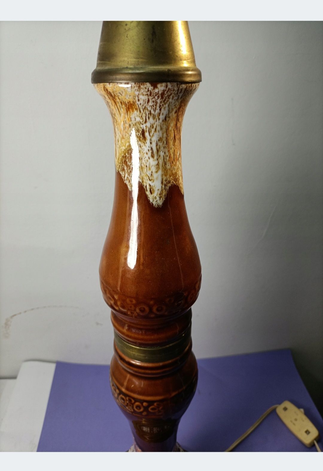 Piękna ceramiczna lampa design PRL 60 cm