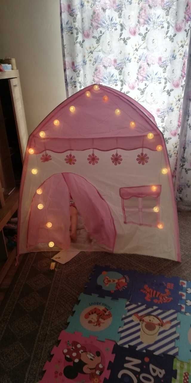 Namiot dla dzieci domek różowy