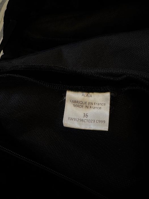 Alaia оригінал чорна оксамитова спідниця розмір 36 XS