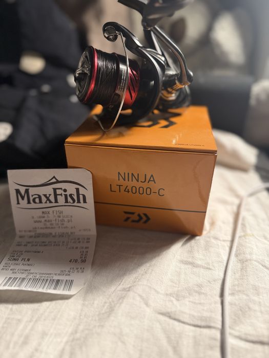 Kołowrotek Daiwa Ninja 4000C + opcja zestawu sandaczowego