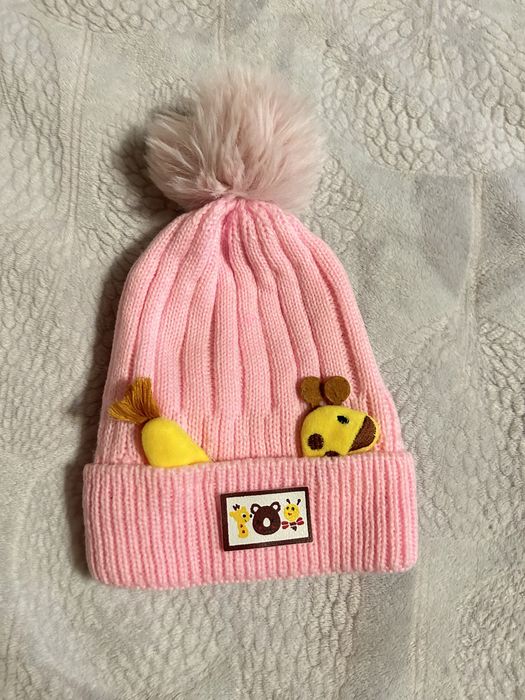 Шапка для дівчинки зимова