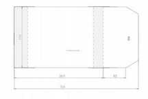Okładka regulowana 250x450mm (50szt) Sztapel folia,274x273 mm