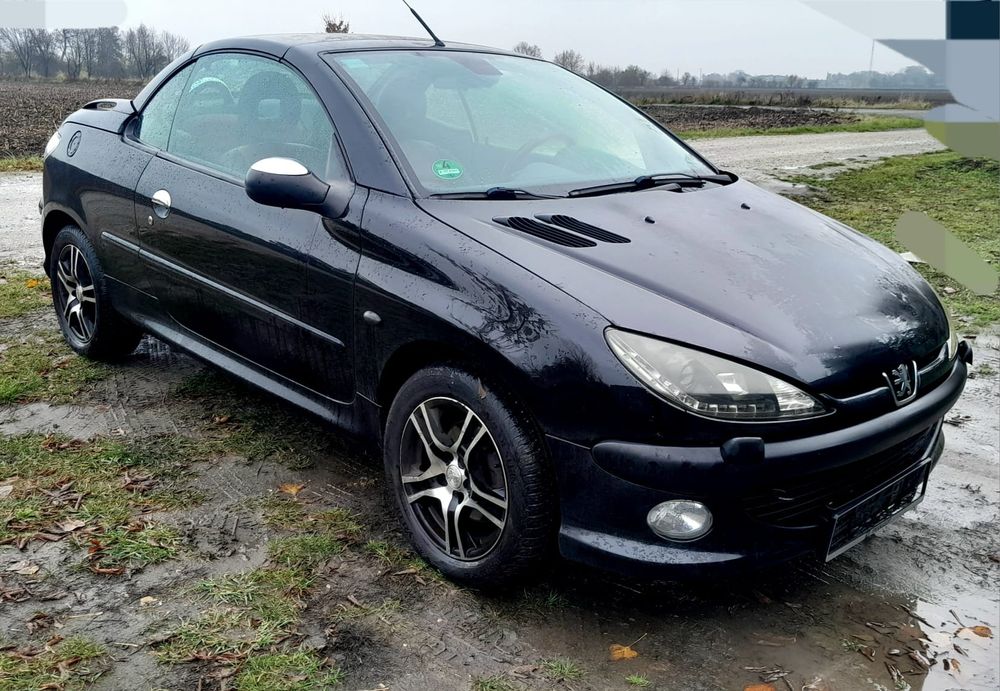 Peugeot 206cc 1.6benzyna automat klima 2003r z Niemiec