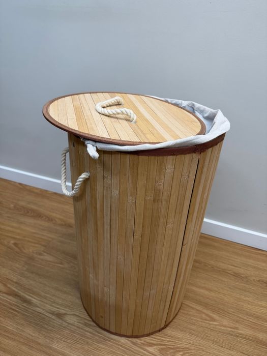 5 cestos de roupa bambu | 39€/cada