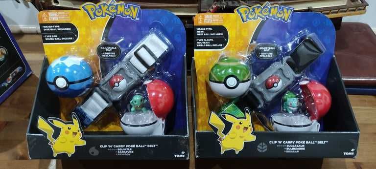 Pokemon Cintos Treinador, Pokebolas, Sacos figuras 24 Pokemons