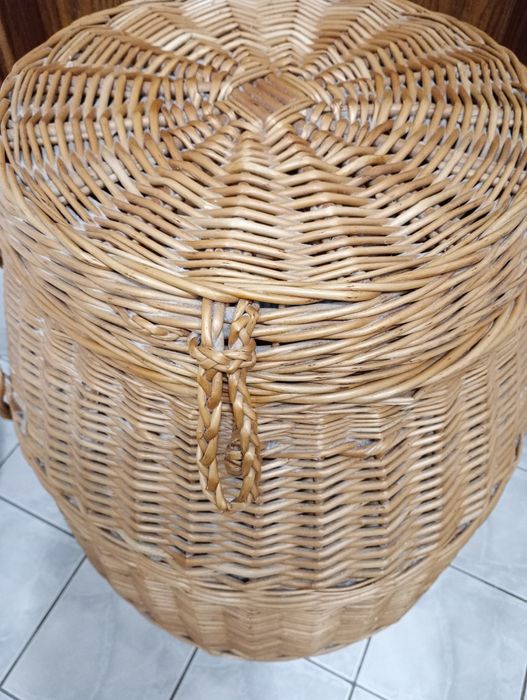 REZERWACJA Kosz wiklinowy duży na pranie