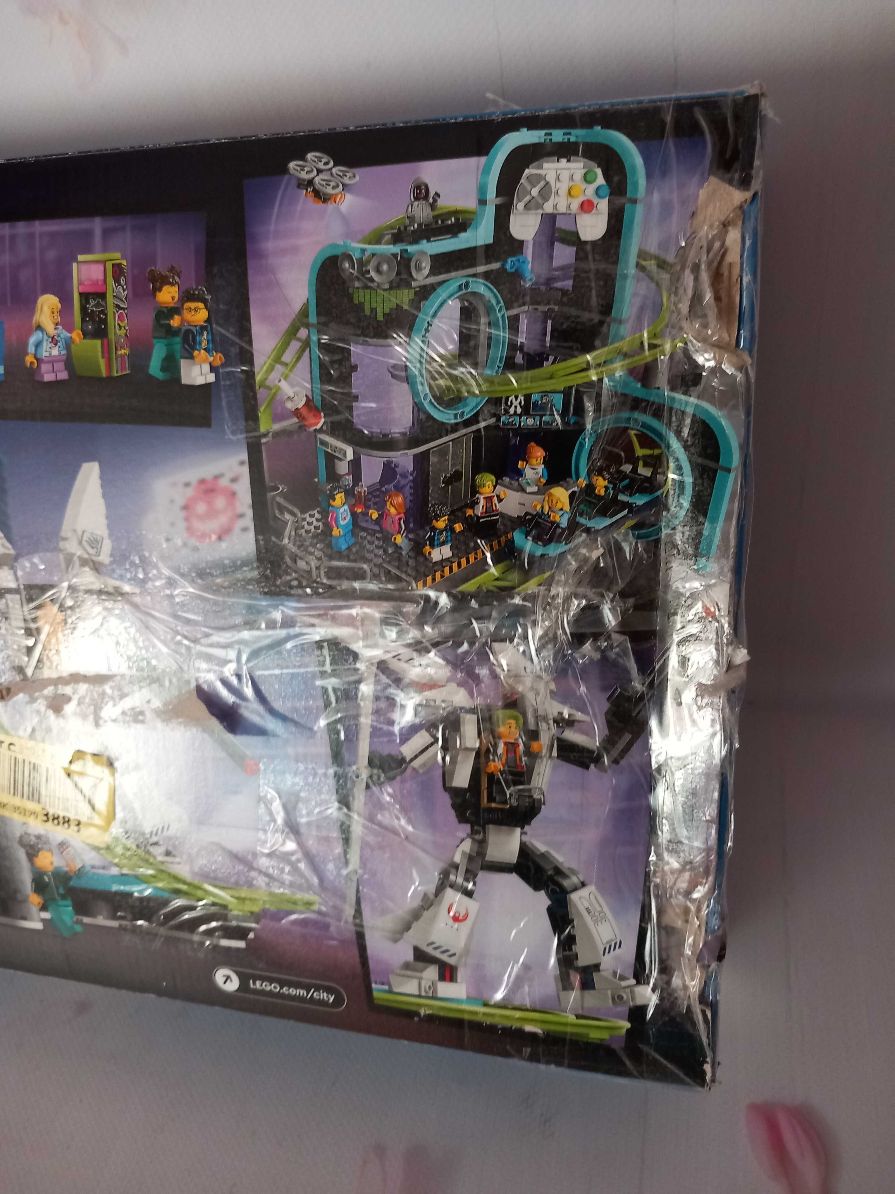 Lego City 60421 Park Świat Robotów z rollercoasterem