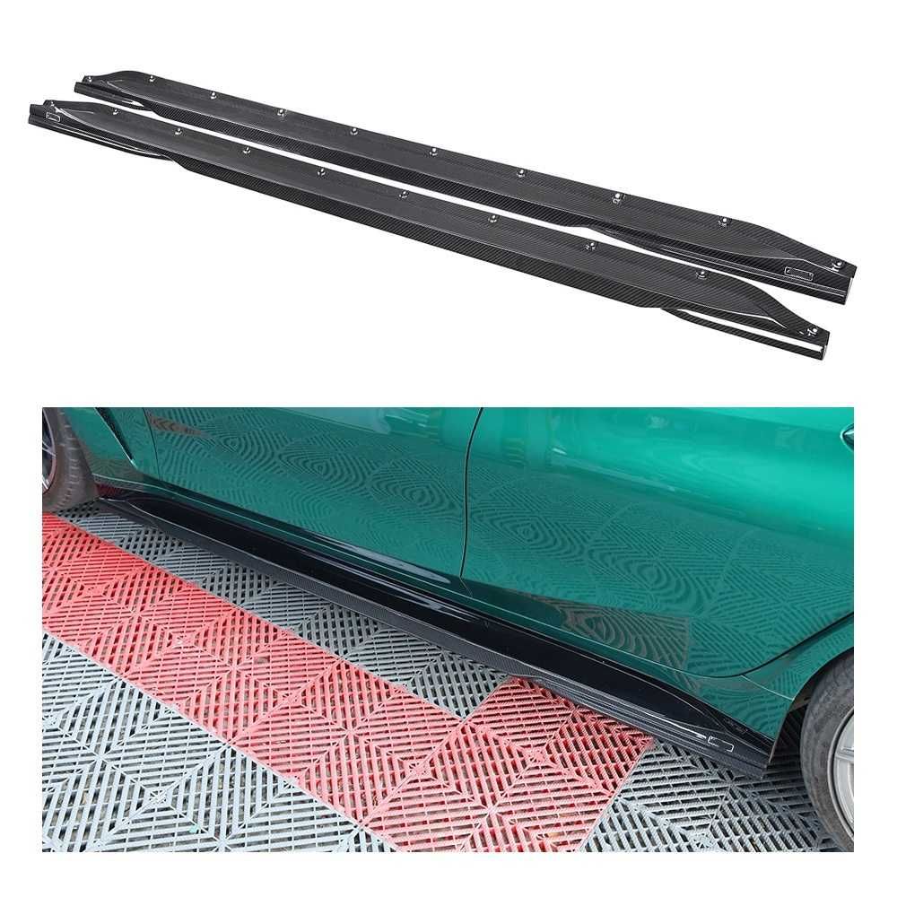 Dokładki Progów Listwy Pod Progi Boczne BMW G80 G81 G82 G83 CARBON