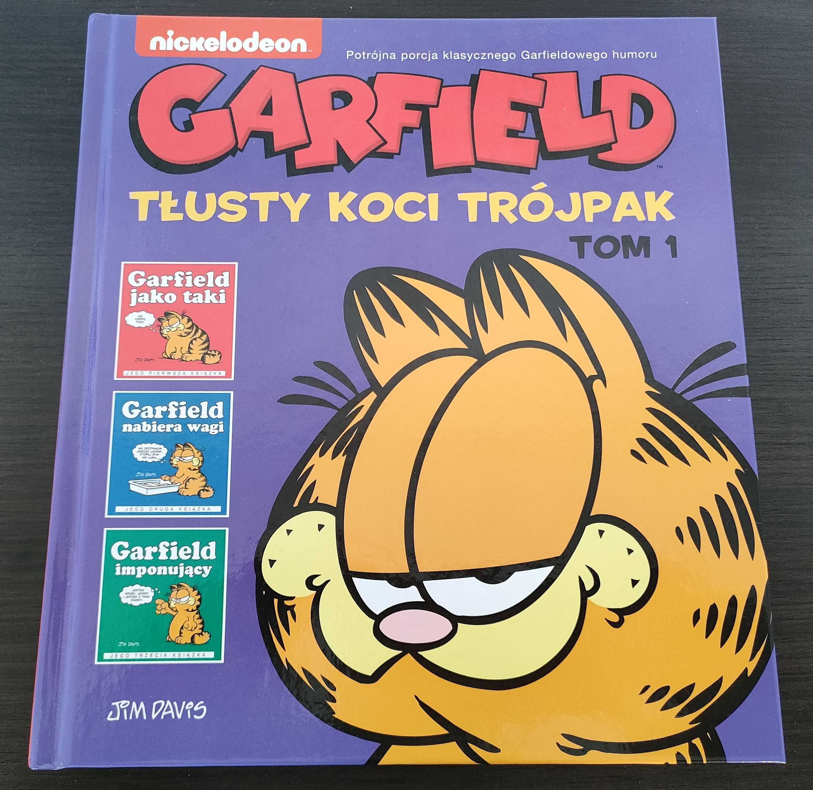 Komiks Garfield - Tłusty koci trójpak - Tom 1