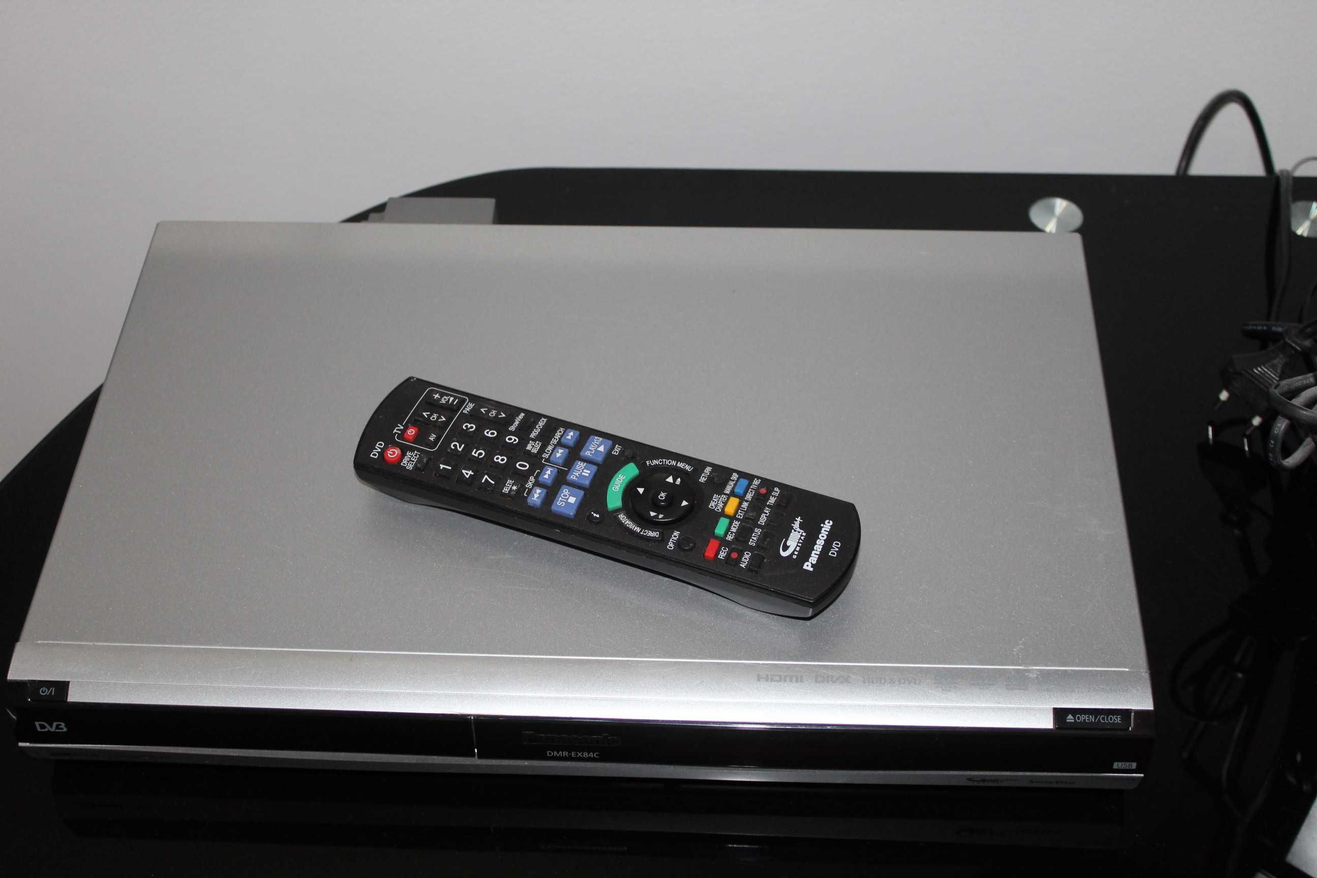 PANASONIC DMR-EX84CEGS Nagrywarka odtwarzacz DVD-HDD hdmi USB Wysyłka