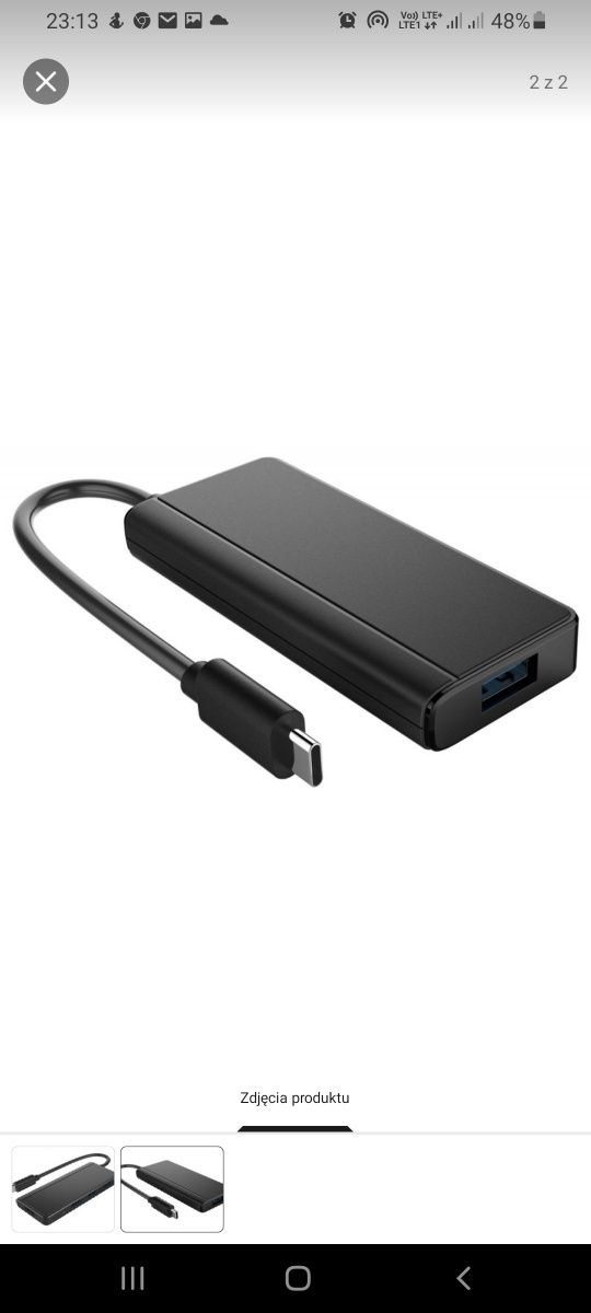 HUB USB-C -  4x USB 3.0 telewizor laptop komputer tablet telefon