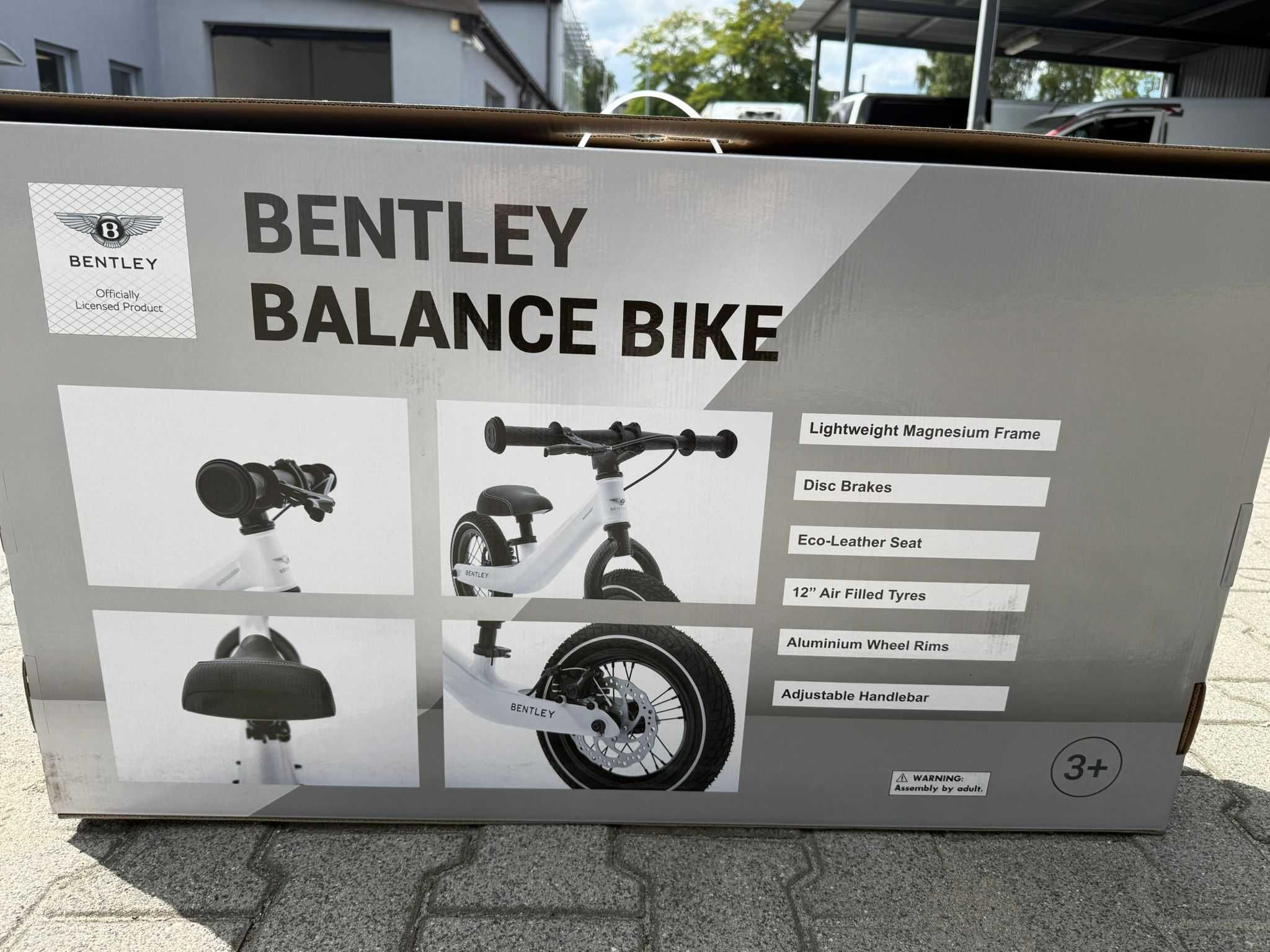 Bentley Balance Bike NOWY Rowerek dla dziecka 3+