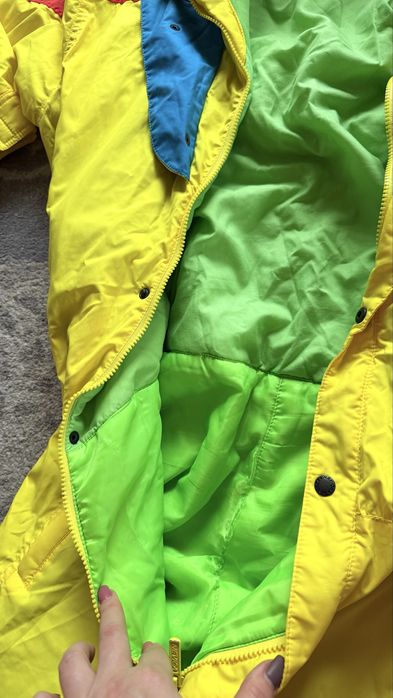 Лижний комбінезон вінтажний жовтий