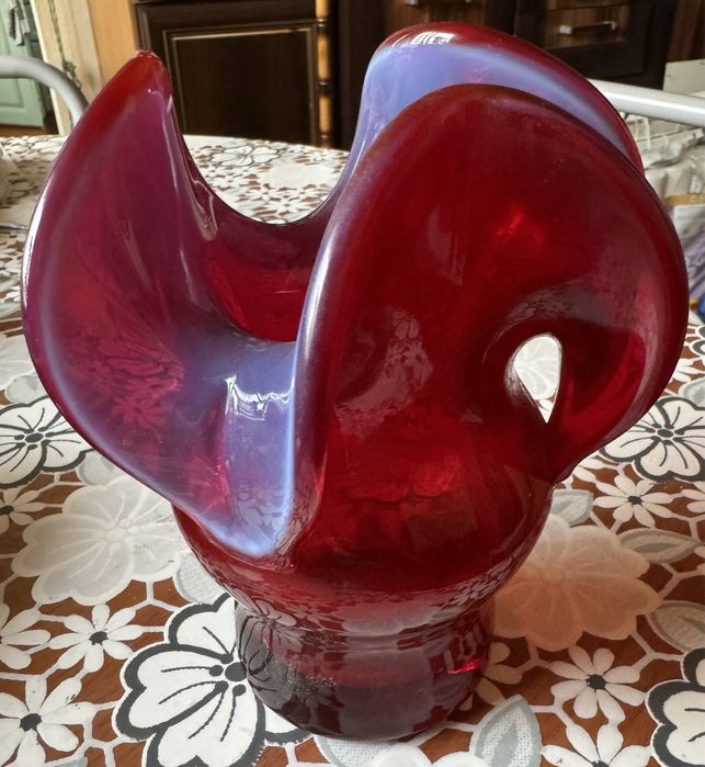 Wazon osiołek ANTYK grube szkło