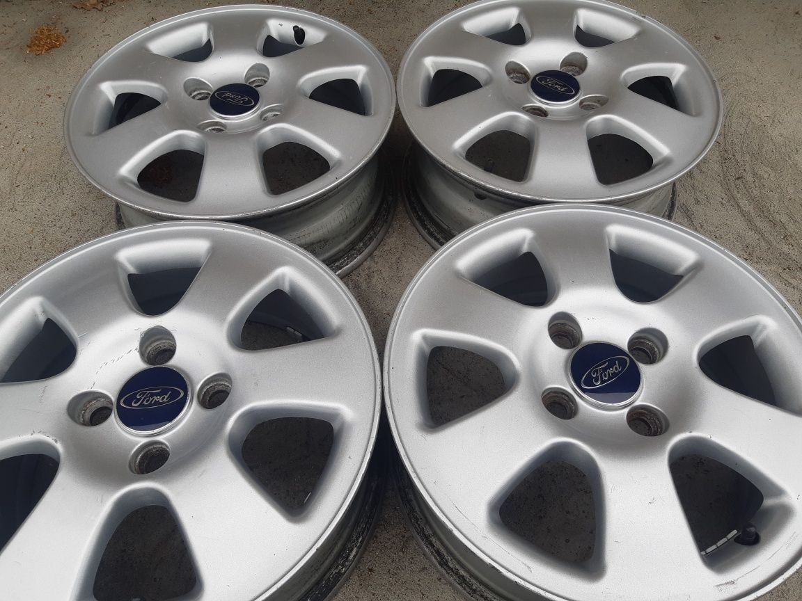 4 orginalne alufelgi ford 4x108 15"