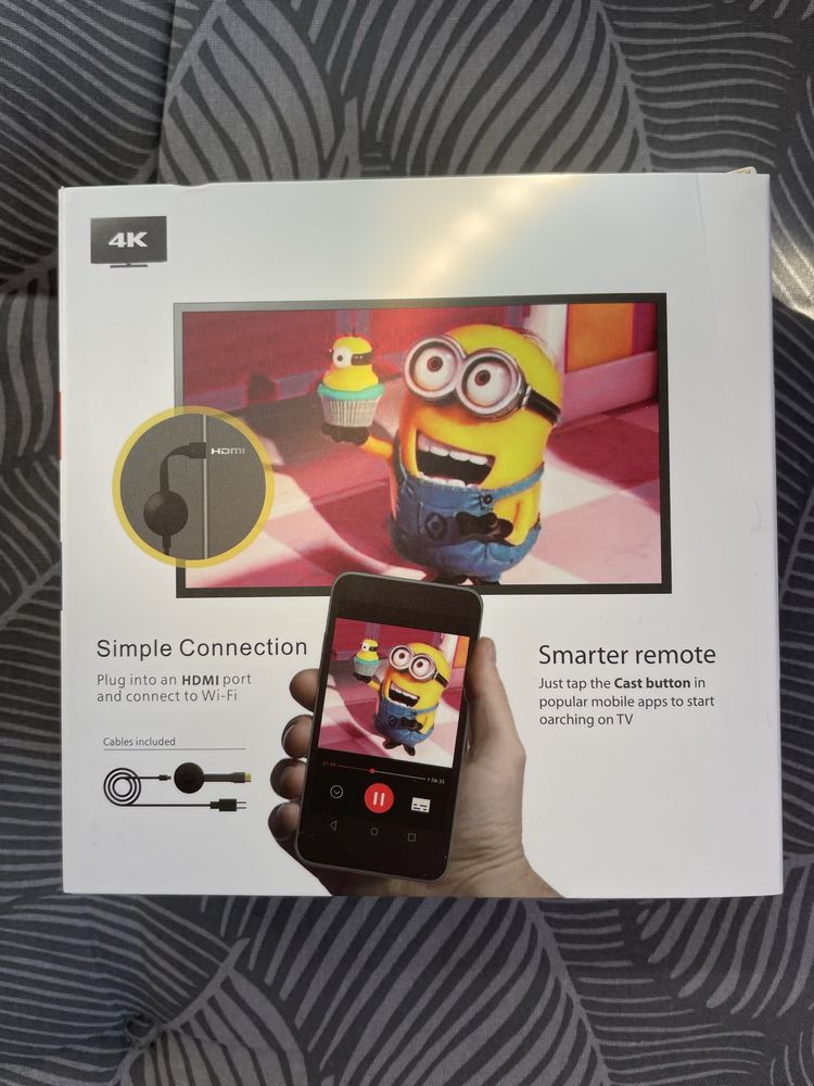 Chromecast HDMI 4 k Netflix