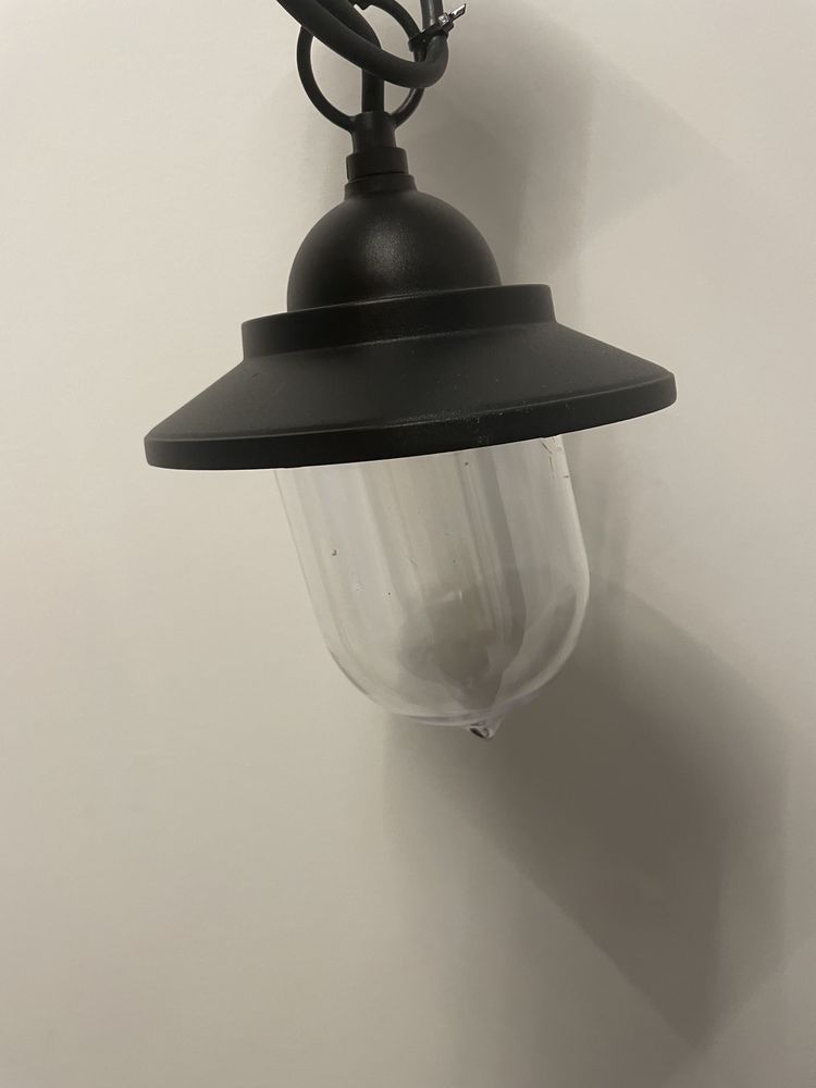 Lampa sufitowa czarna