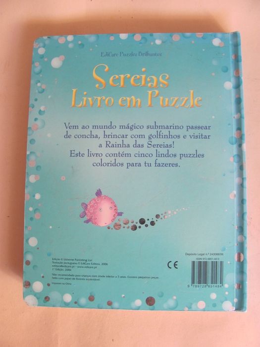 Sereias - Livro em Puzzle