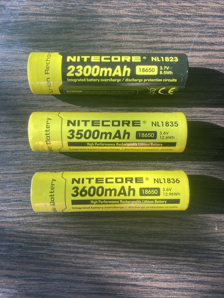 Акумулятор Fenix 18650 ARB-L18, 21700 ARB-L21 3500/4000/5000/6000 mAh