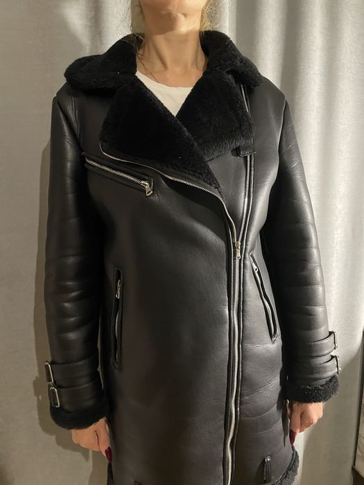 Дублянка Авіатор оверсайз еко-шкіра