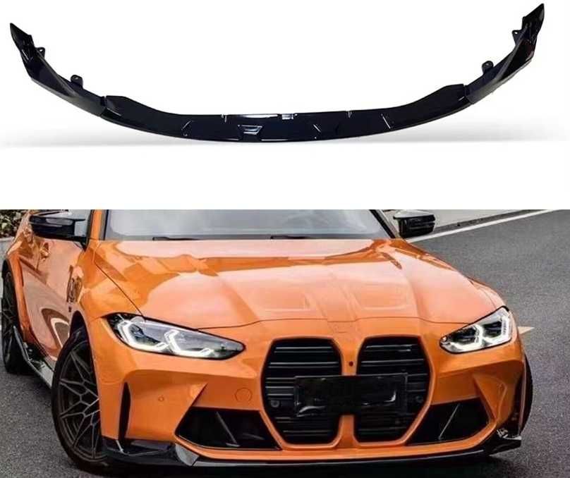 Dokładka Zderzaka Splitter BMW G80 M3 G82 G83 M4 Czarny Połysk