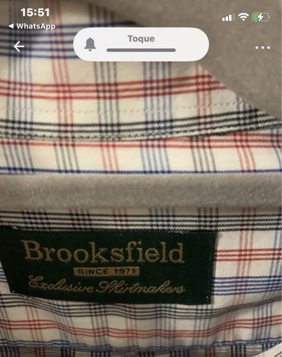 Camisa homem . Marca Brooksfield