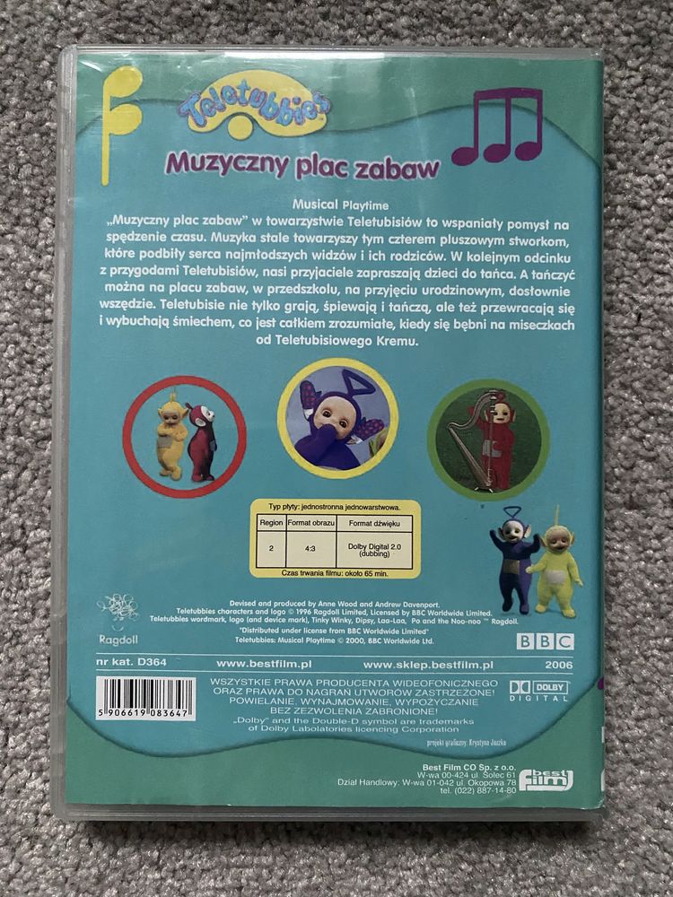 Płyta DVD Teletubisie Muzyczny plac zabaw