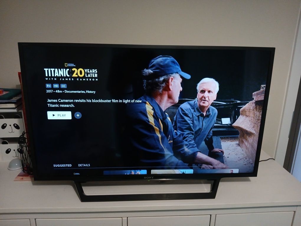 Telewizor Sony Android YouTube Netflix Wifi polecenia głosowe 200hz