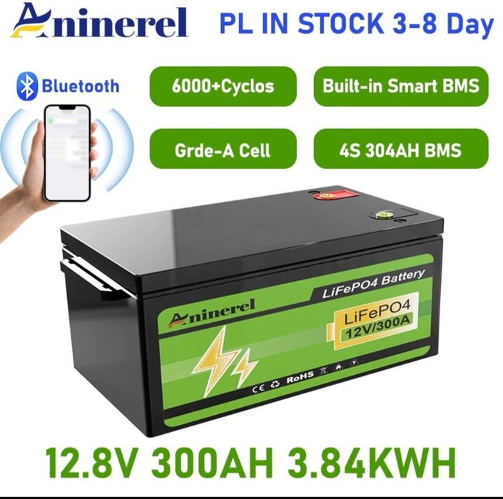 Акумулятор Літій-залізо-фосфат 12.8 V 300AH