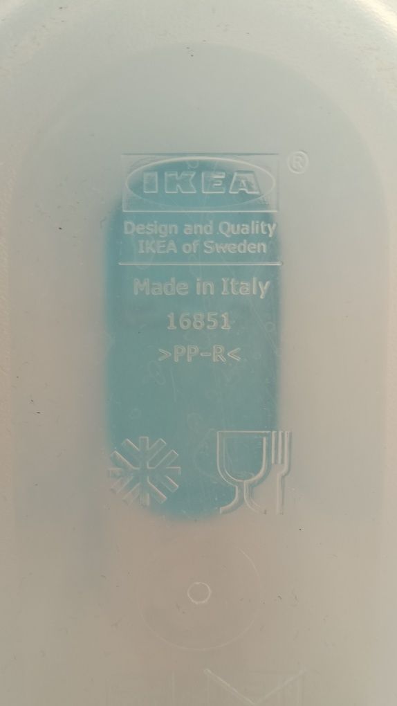 3 pojemniki na żywność sypką IKEA