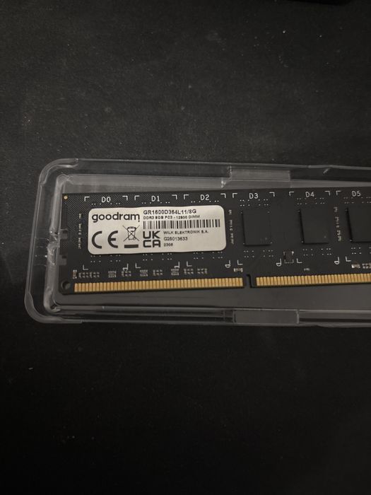 Pamięć ram ddr 3 8GB 1600MHz