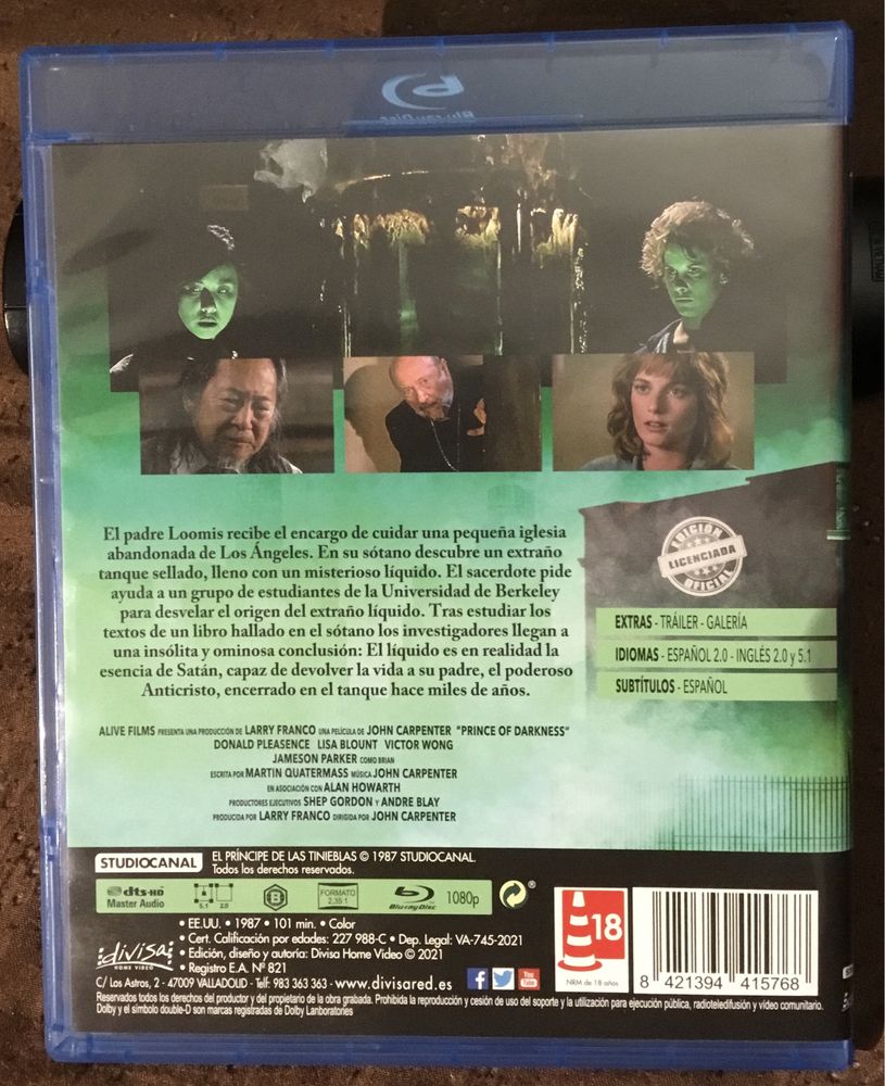 Prince of Darkness - John Carpenter Blu ray